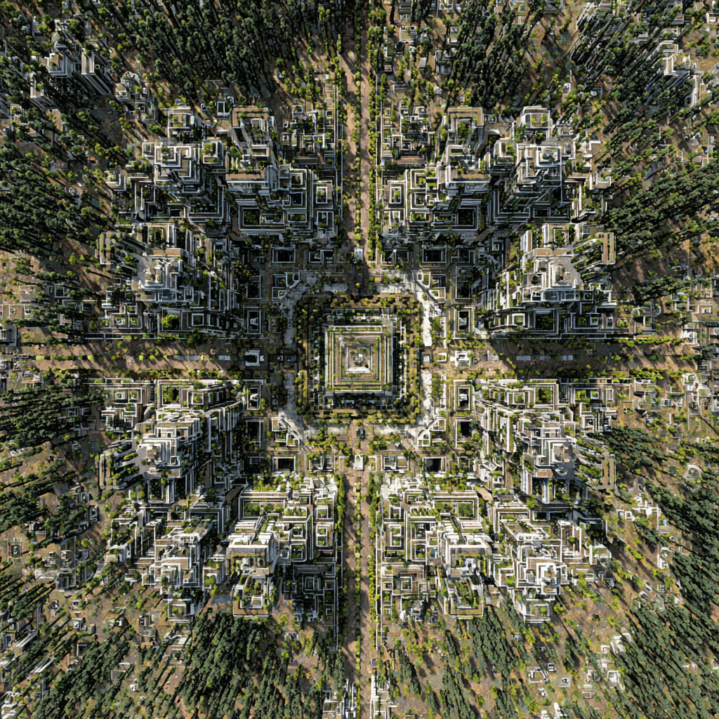 aerosiderite antirenter supernacular lixive in the style of drone-view